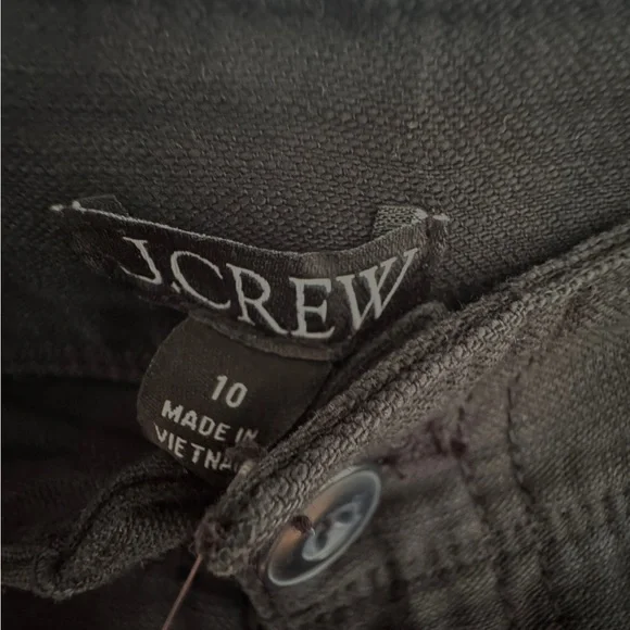 NWT J. Crew Black Wide Leg Pants - Picture 4 of 6